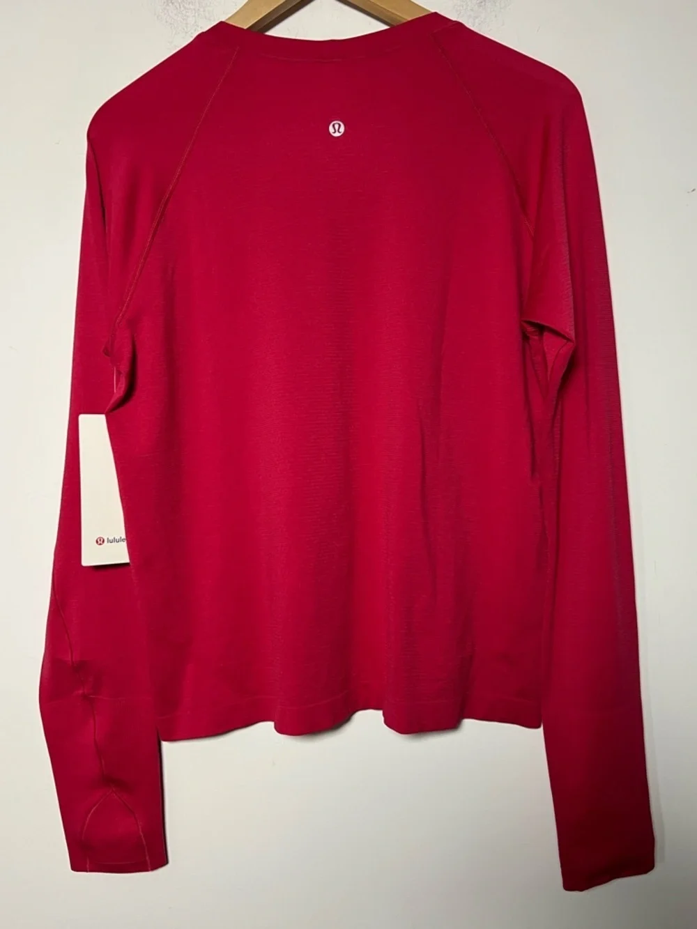lululemon Swiftly Tech Long-Sleeve Shirt 2.0 Waist Length Pink Dragonfruit 2025 - Picture 9 of 11